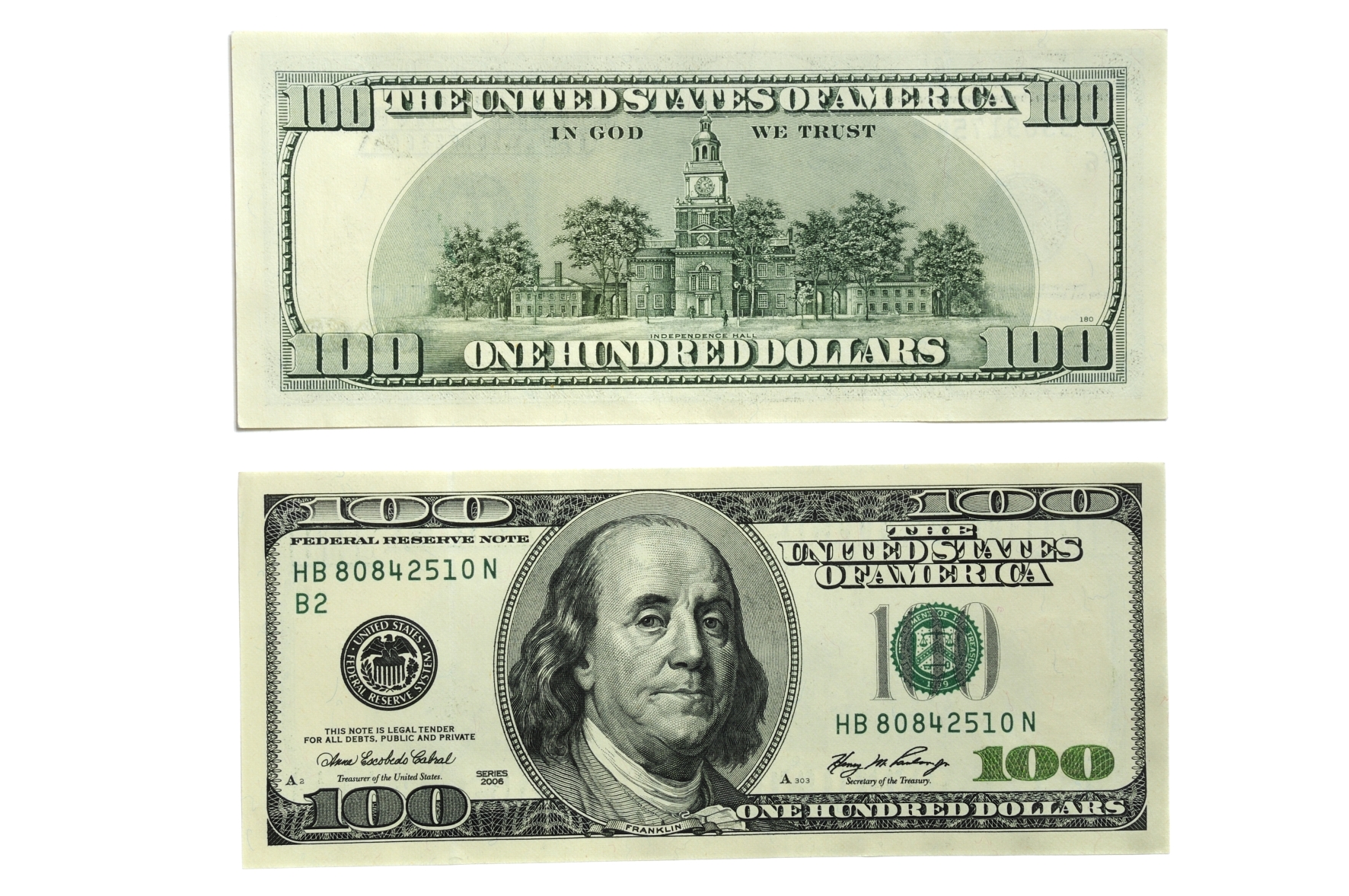 Printable Hundred Dollar Bill - Printable World Holiday